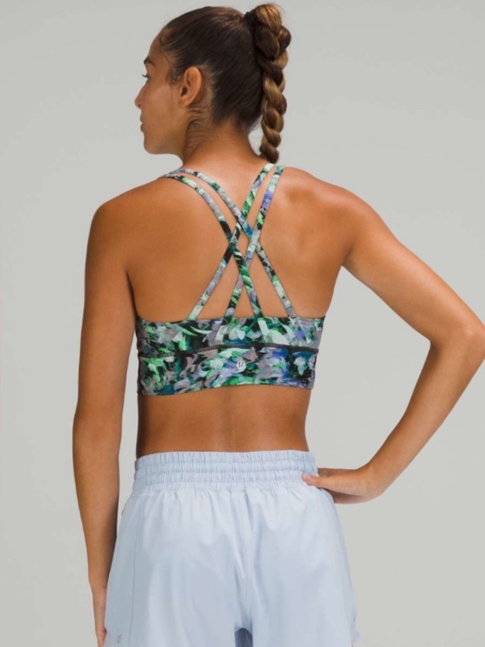 Lululemon Energy Bra Long Line *Medium Support (B-D Cup) in Rapid Flourish Multi